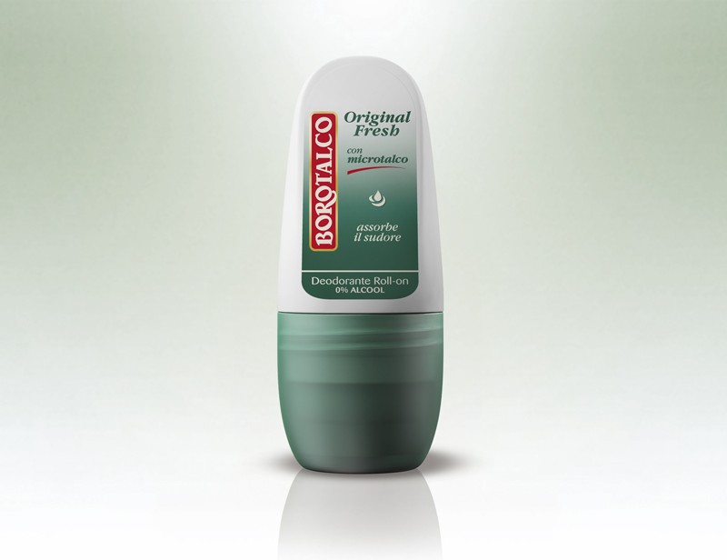 Packaging Borotalco