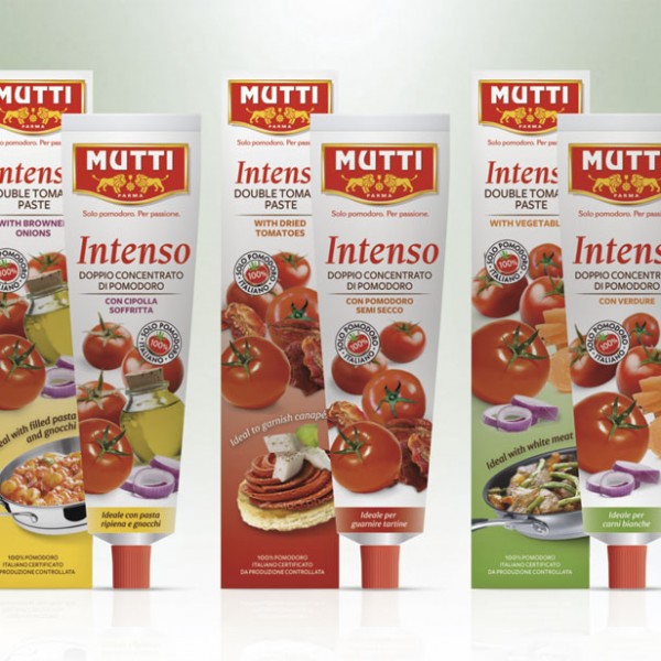 Création de la gamme Packaging Mutti Intenso